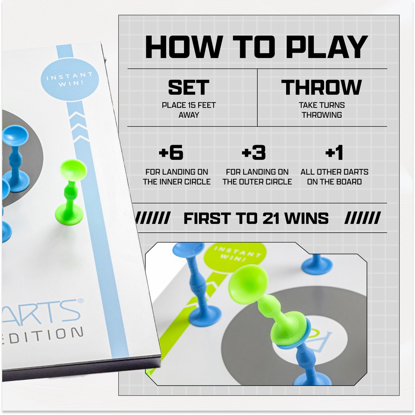 Popdarts Board Edition (1 Board - Popdarts sold separately)