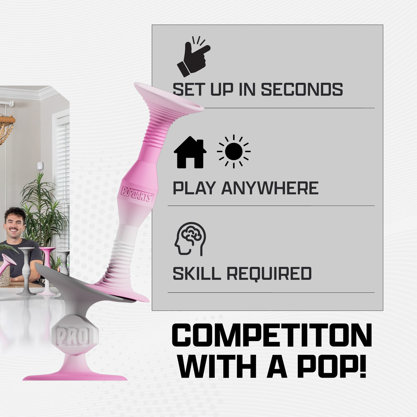 Popdarts Pro Pack (Pink & Gray) *New Packaging*