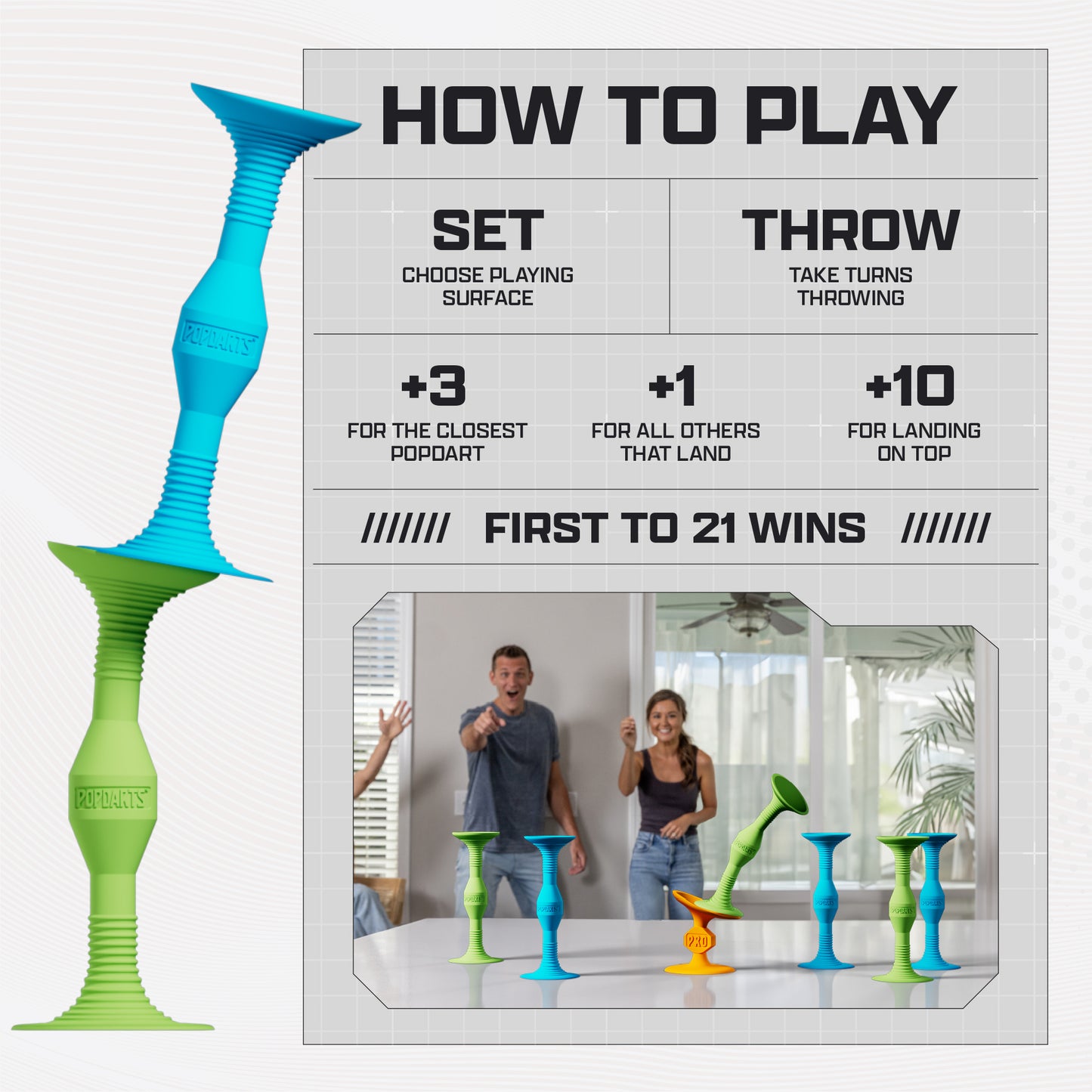 Popdarts Pro Pack (Blue & Green)