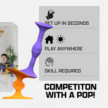 Popdarts Pro Pack (Purple & Yellow)