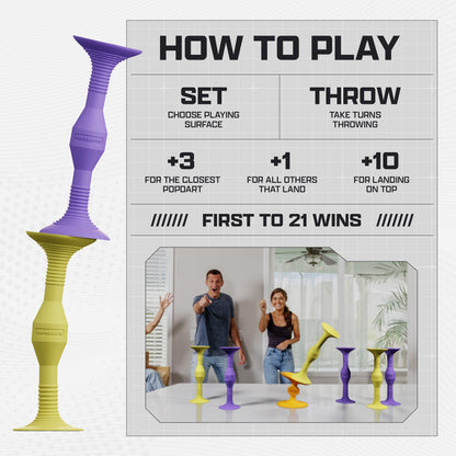 Popdarts Pro Pack (Purple & Yellow)