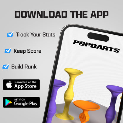 Popdarts Pro Pack (Purple & Yellow)