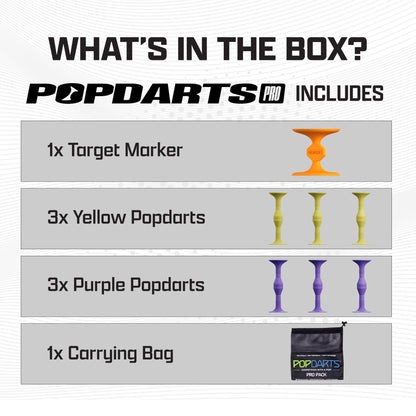 Popdarts Pro Pack (Purple & Yellow)